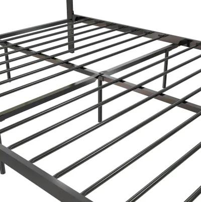 Roxanne Metal and Cane Platform Bed