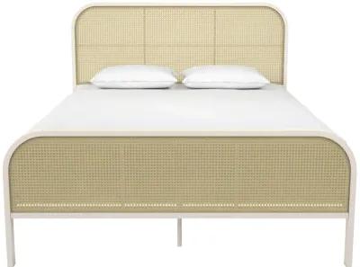 Roxanne Metal and Cane Platform Bed