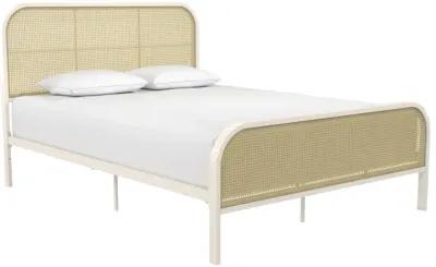 Roxanne Metal and Cane Platform Bed