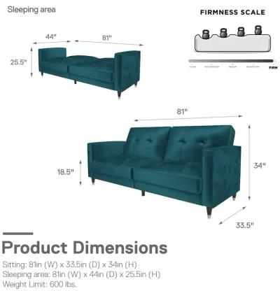 Penelope Pin Tufted Futon