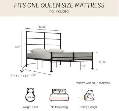 MacKenzie Adaptable Metal Platform Bed