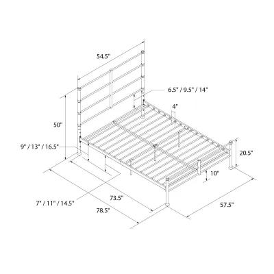 MacKenzie Adaptable Metal Platform Bed