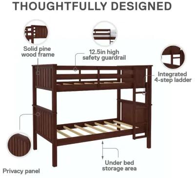 Bailen Wooden Bunk Bed