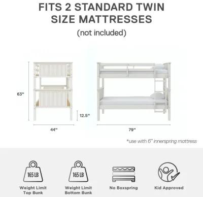 Bailen Wooden Bunk Bed