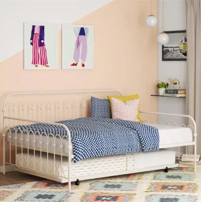 Bright Pop Metal Daybed with Trundle