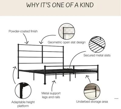 MacKenzie Adaptable Metal Platform Bed