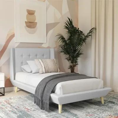 Farnsworth Upholstered Bed with Low Profile Platform Frame