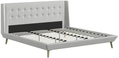 Farnsworth Upholstered Bed with Low Profile Platform Frame