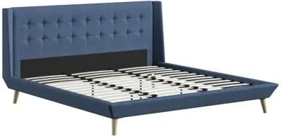 Farnsworth Upholstered Bed with Low Profile Platform Frame