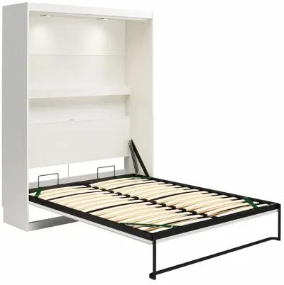 Impressions Murphy Bed with Gallery Shelf & Touch Sensor LED Lighting