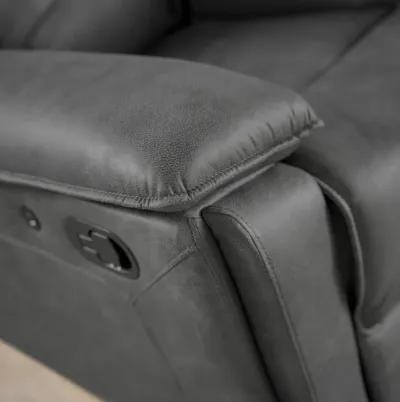 Labatte Faux Leather Recliner with Dual USB Port