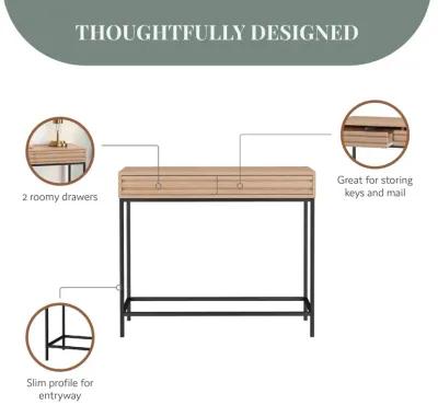 Jarrel Console Table with 2 Drawers