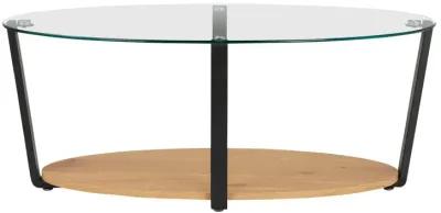 Nessa 2-Tier Glass Coffee Table