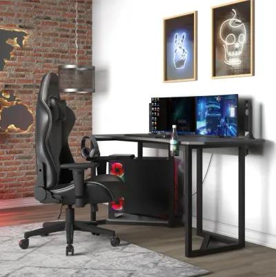 Quantum Gaming and Office 2-Tone Faux Leather High Back Chair