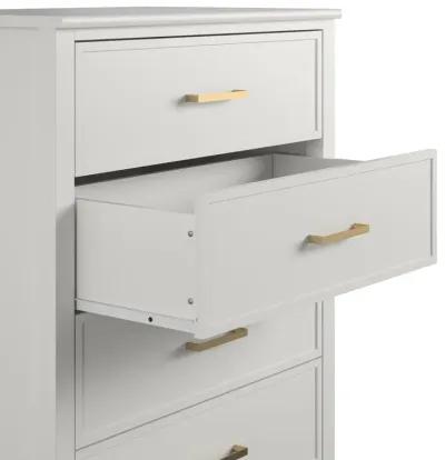 Westerleigh 4 Drawer Dresser with Gold Accents