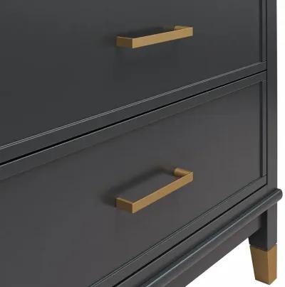 Westerleigh 3 in 1 Media Dresser with Gold Accents