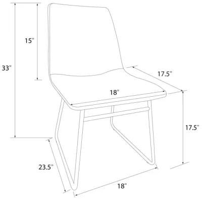 Bowden Upholstered Molded Chair