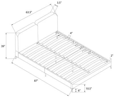 Coco Upholstered Bed