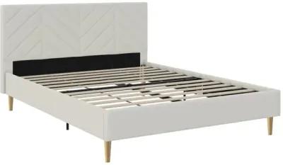 Andrea Tufted Upholstered Platform Bed