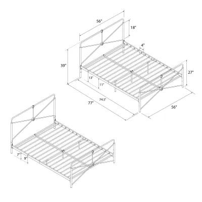 Bradford Metal Bed