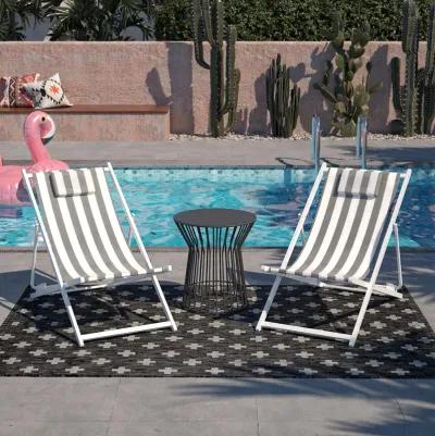 Poolside Gossip, Bebe Folding Beach Chair, Set of 2