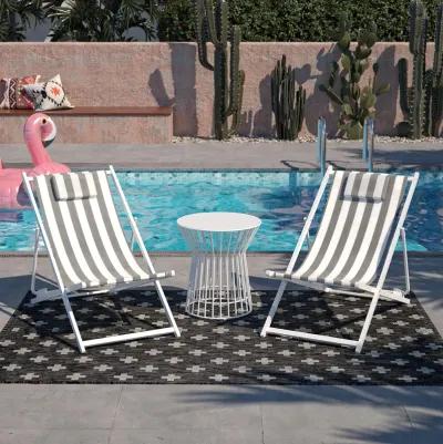 Poolside Gossip, Bebe Folding Beach Chair, Set of 2