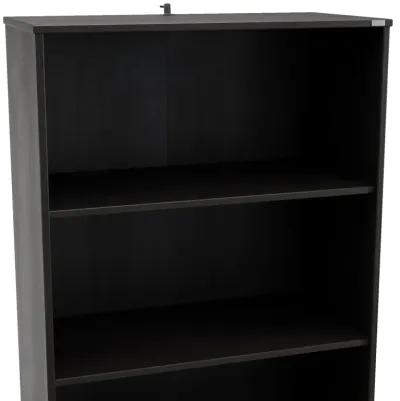 Talo 3 Shelf Bookcase with Closed Storage