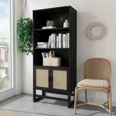 Talo 3 Shelf Bookcase with Closed Storage