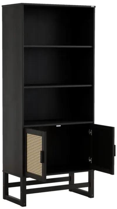 Talo 3 Shelf Bookcase with Closed Storage