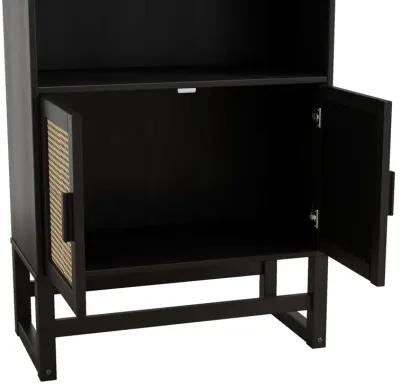 Talo 3 Shelf Bookcase with Closed Storage