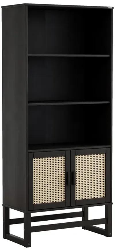 Talo 3 Shelf Bookcase with Closed Storage