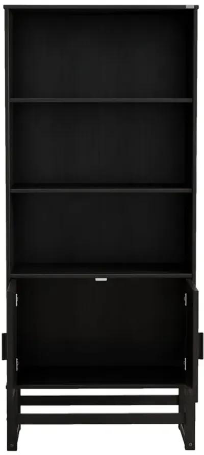 Talo 3 Shelf Bookcase with Closed Storage