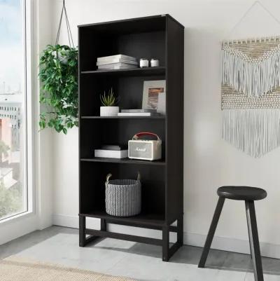 Talo 4 Shelf Bookcase with Open Storage