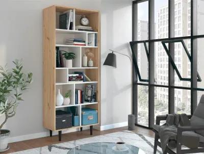 Rakel Modern Bookcase with Many Shelves