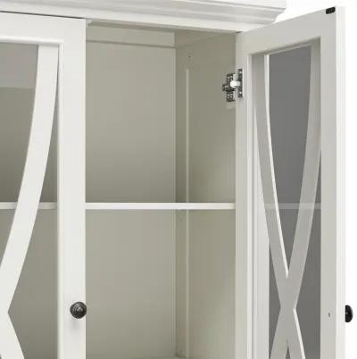 Ellington Tall Accent Cabinet with Glass Doors