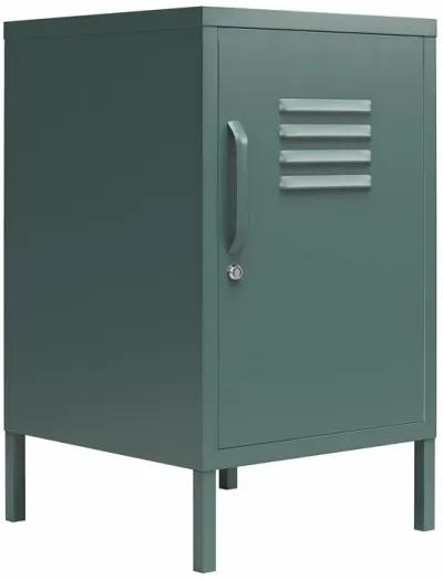 Cache 1 Door Metal Locker End Table