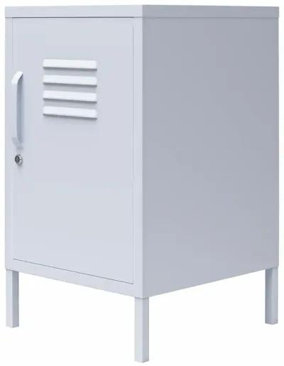 Cache 1 Door Metal Locker End Table