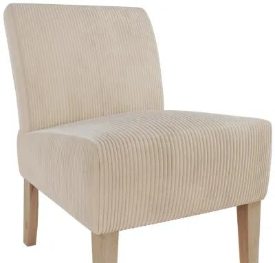 Hazen Armless Upholstered Corduroy Accent Chair