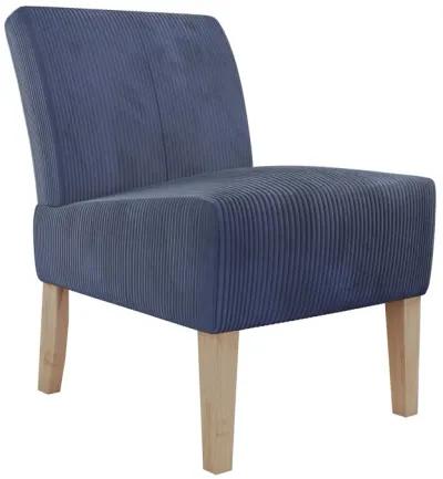 Hazen Armless Upholstered Corduroy Accent Chair