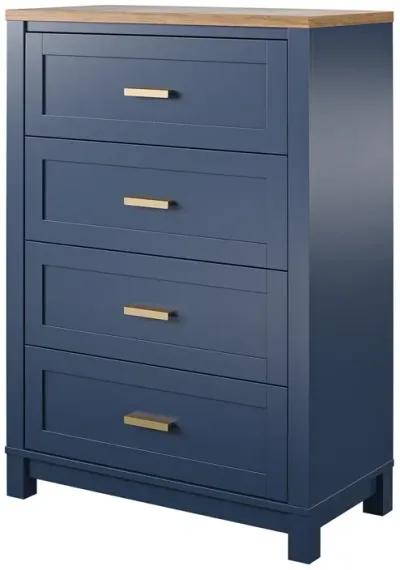 Armada 4 Drawer Dresser with Gold Knobs