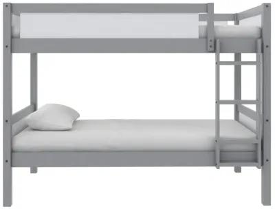 Adrian Twin over Twin Wood Bunk Bed with Integrated Ladder