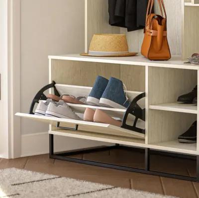 Kelly Hall Tree with Bench and Shoe Storage