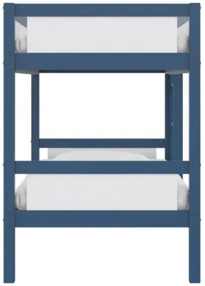 Adrian Twin over Twin Wood Bunk Bed with Integrated Ladder