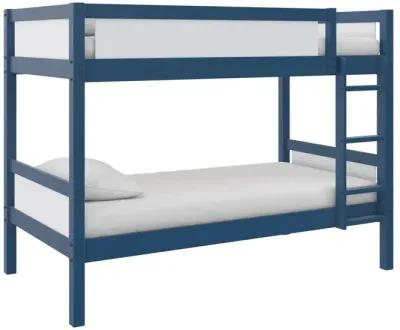 Adrian Twin over Twin Wood Bunk Bed with Integrated Ladder