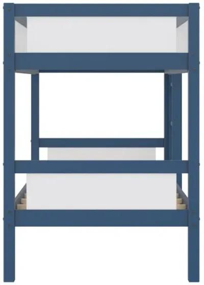 Adrian Twin over Twin Wood Bunk Bed with Integrated Ladder