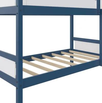 Adrian Twin over Twin Wood Bunk Bed with Integrated Ladder