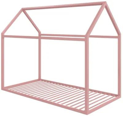 Rowan Valley Skyler Sturdy Floor Metal House Bed with Slats