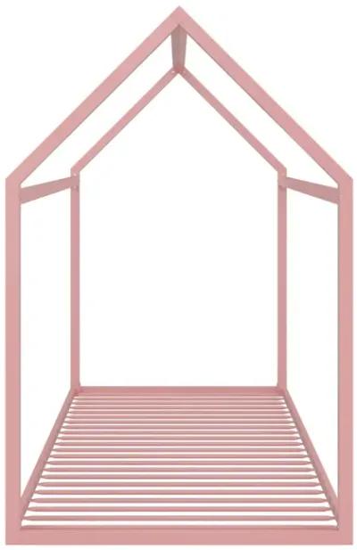 Rowan Valley Skyler Sturdy Floor Metal House Bed with Slats