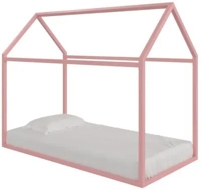 Rowan Valley Skyler Sturdy Floor Metal House Bed with Slats