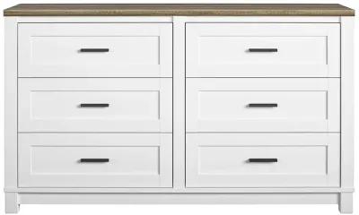 Chapel Hill Modern Farmhouse 6 Drawer Dresser